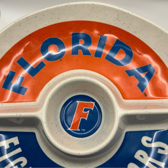 Florida Fighting Gators Divided Serving Platter